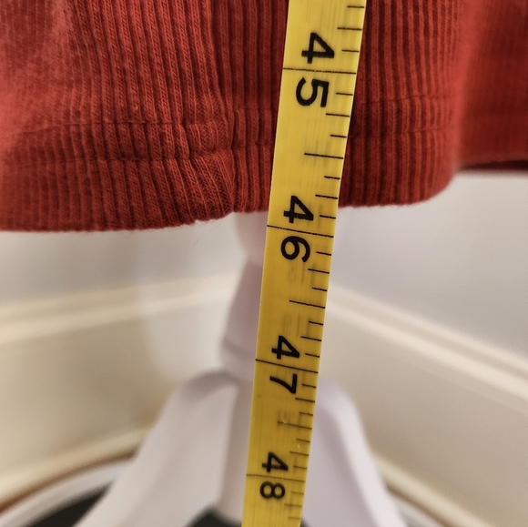 GAP Sleeveless Maxi Dress In Courtyard Brick L - Picture 5 of 9